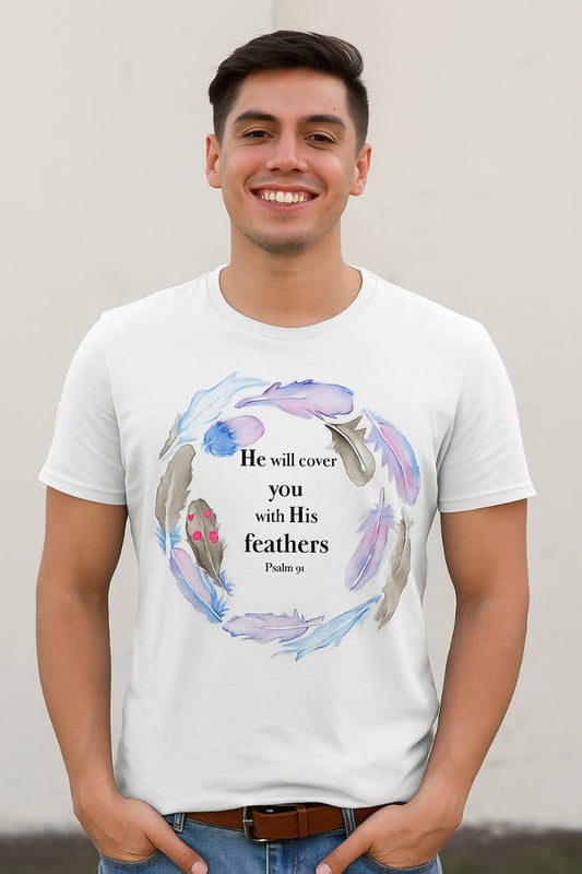 "Grace & Protection – Psalm 91 Cotton Tee"