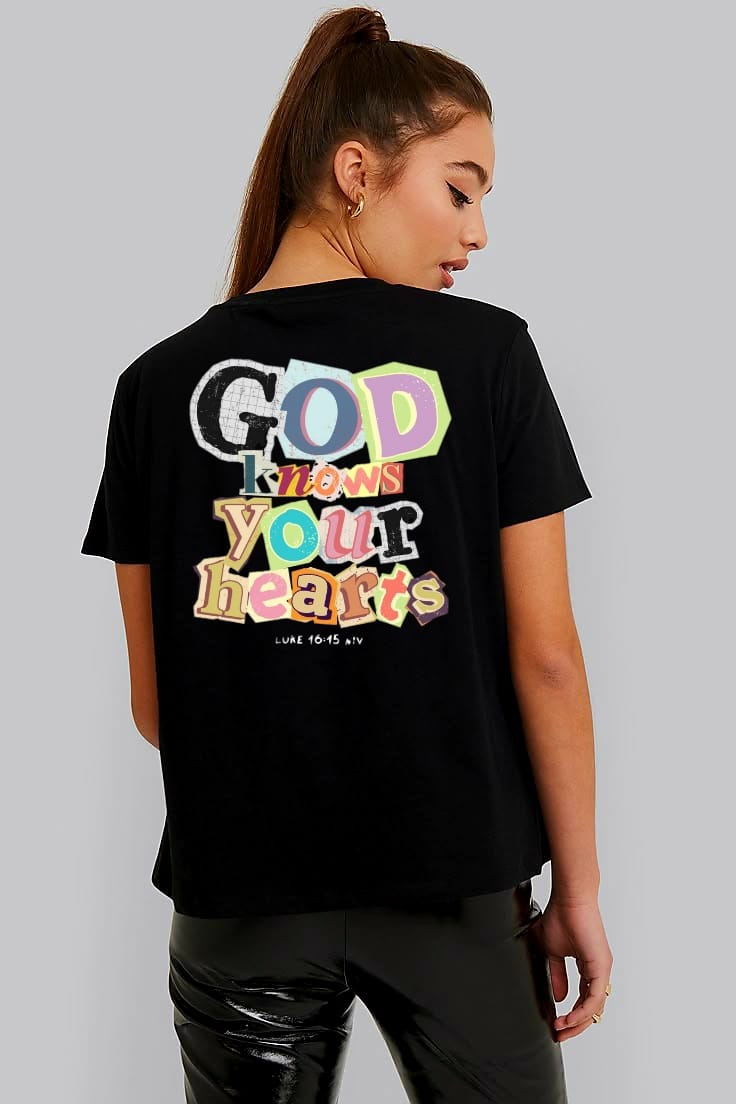 GOD Knows Your Heart – Luke 16:15 Inspirational T-Shirt